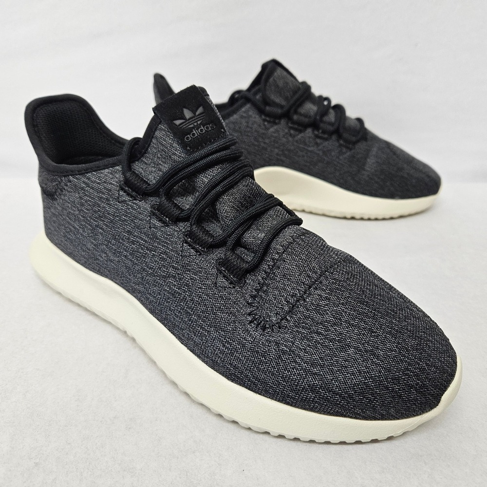 Adidas Tubular Shadow Casual Shoes CQ2460 Core Black Off White Men's Size 7 - Picture 1 of 11